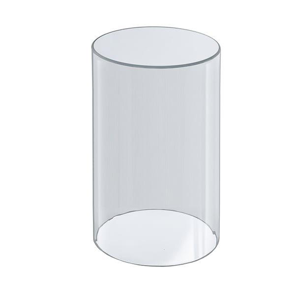 Azar Displays 6"W x 10"H Acrylic Cylinder 556610 - main